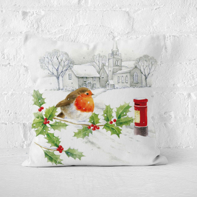 Christmas elements festive pillow rest