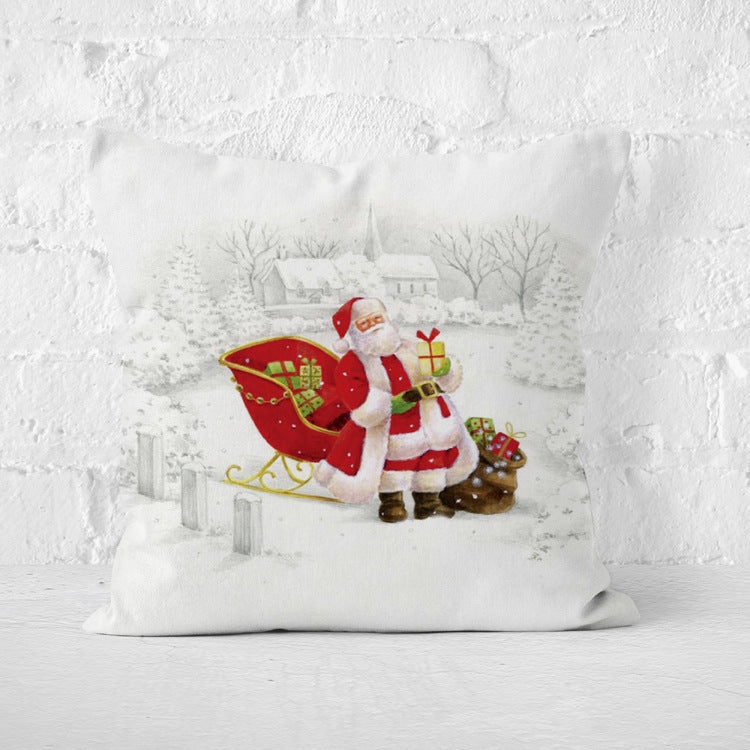 Christmas elements festive pillow rest