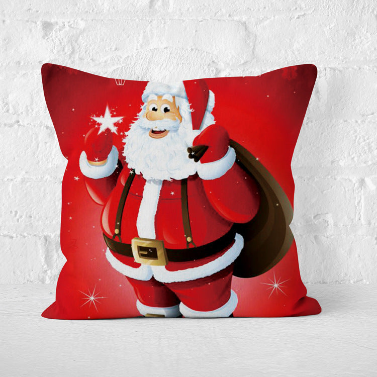 Christmas elements festive pillow rest