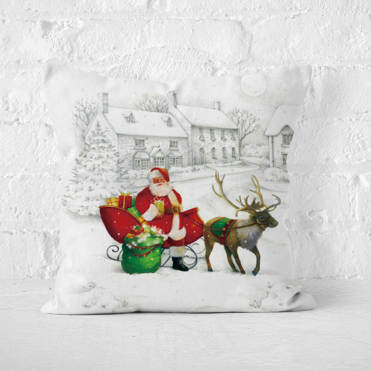 Christmas elements festive pillow rest