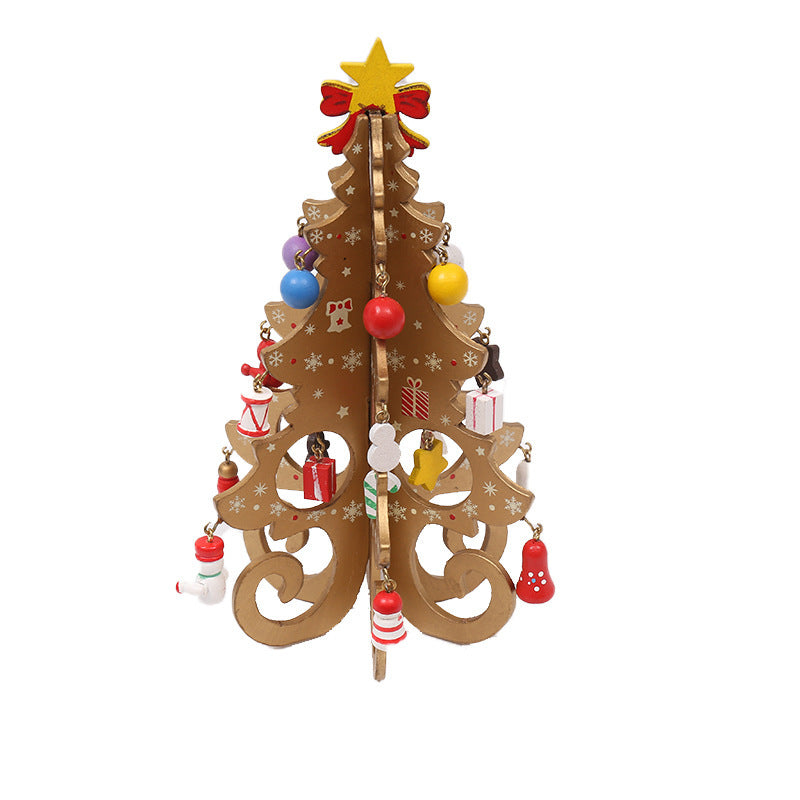 Christmas tree scene decoration