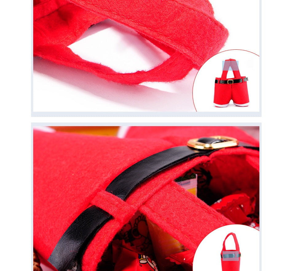 Christmas hot sale red christmas bag christmas wedding candy bag