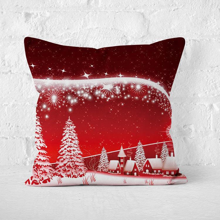 Christmas elements festive pillow rest