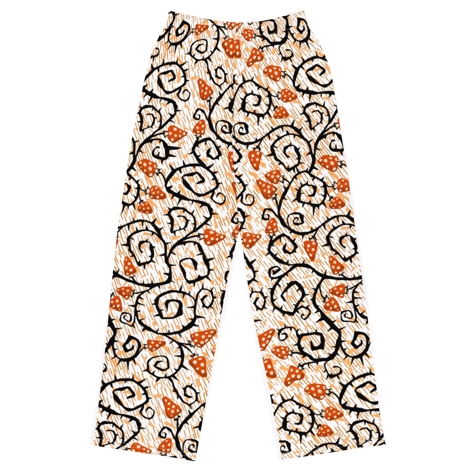 All-over print unisex wide-leg pants